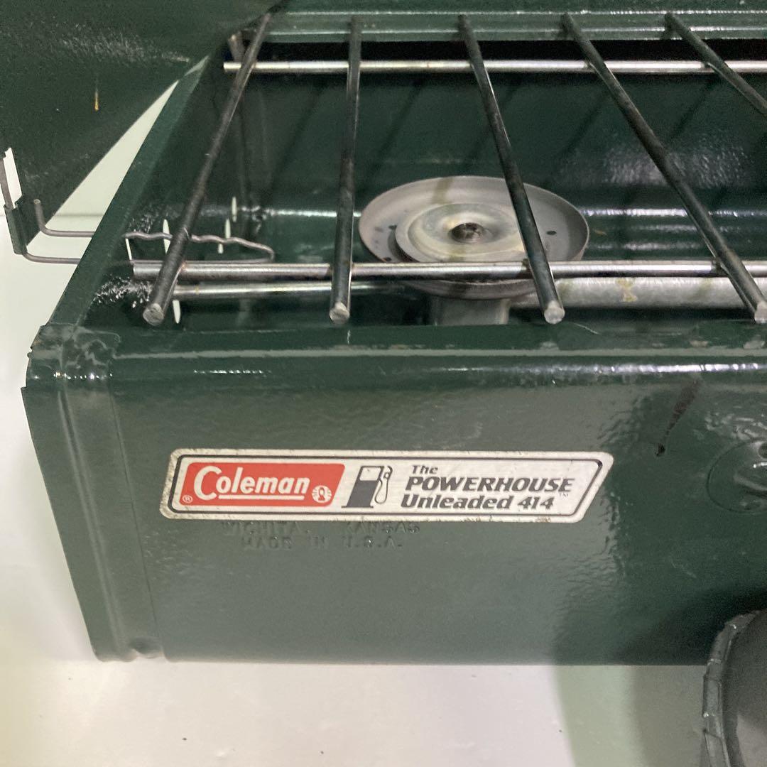 【取置】Coleman コールマン ツーバーナーコンロ Unleaded 414