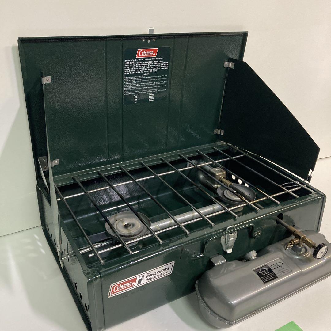 【取置】Coleman コールマン ツーバーナーコンロ Unleaded 414