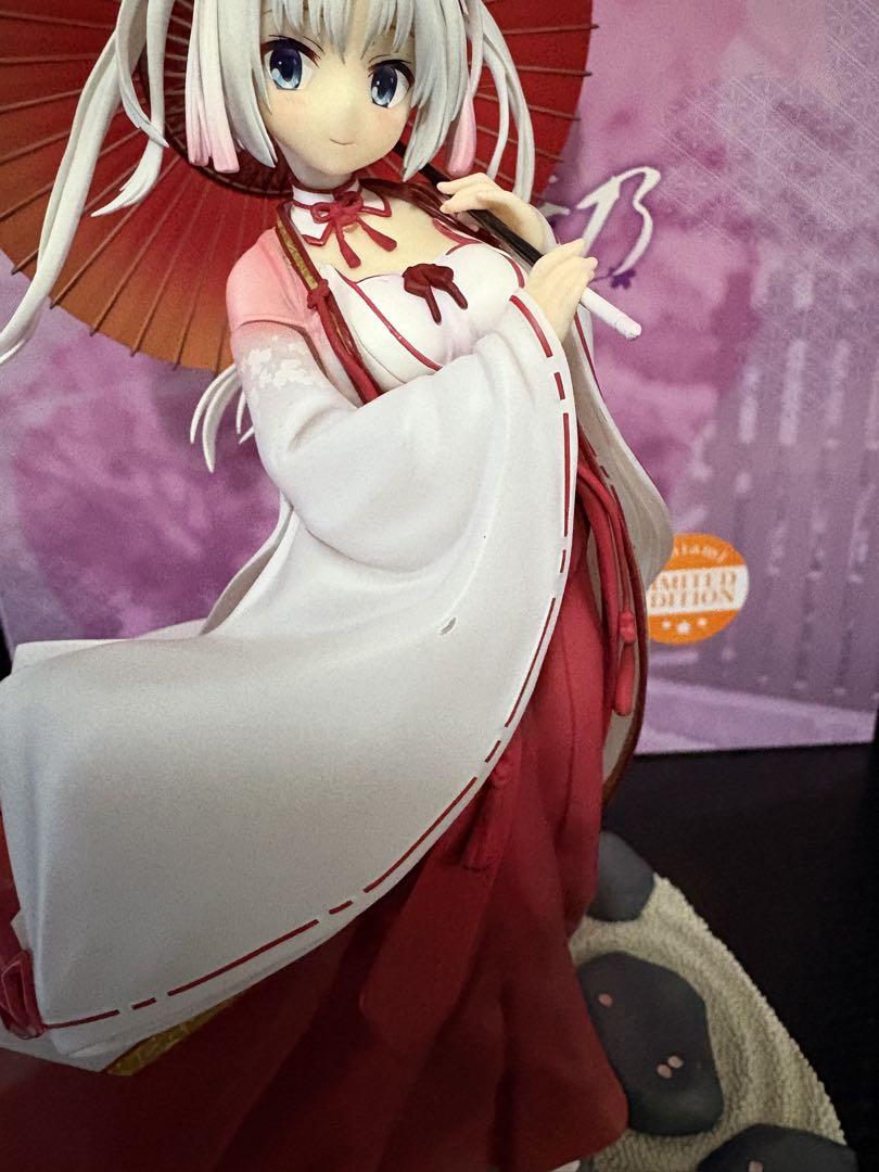 あみあみ限定版 千恋*万花 朝武芳乃 アリスグリント　1/7 完成品フィギュア