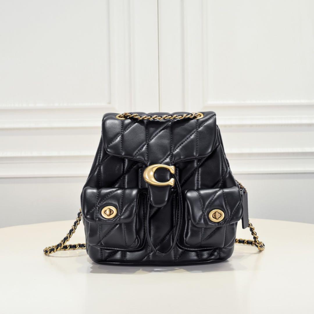 COACH コーチ TABBY バックパック 21 ブラック CU076