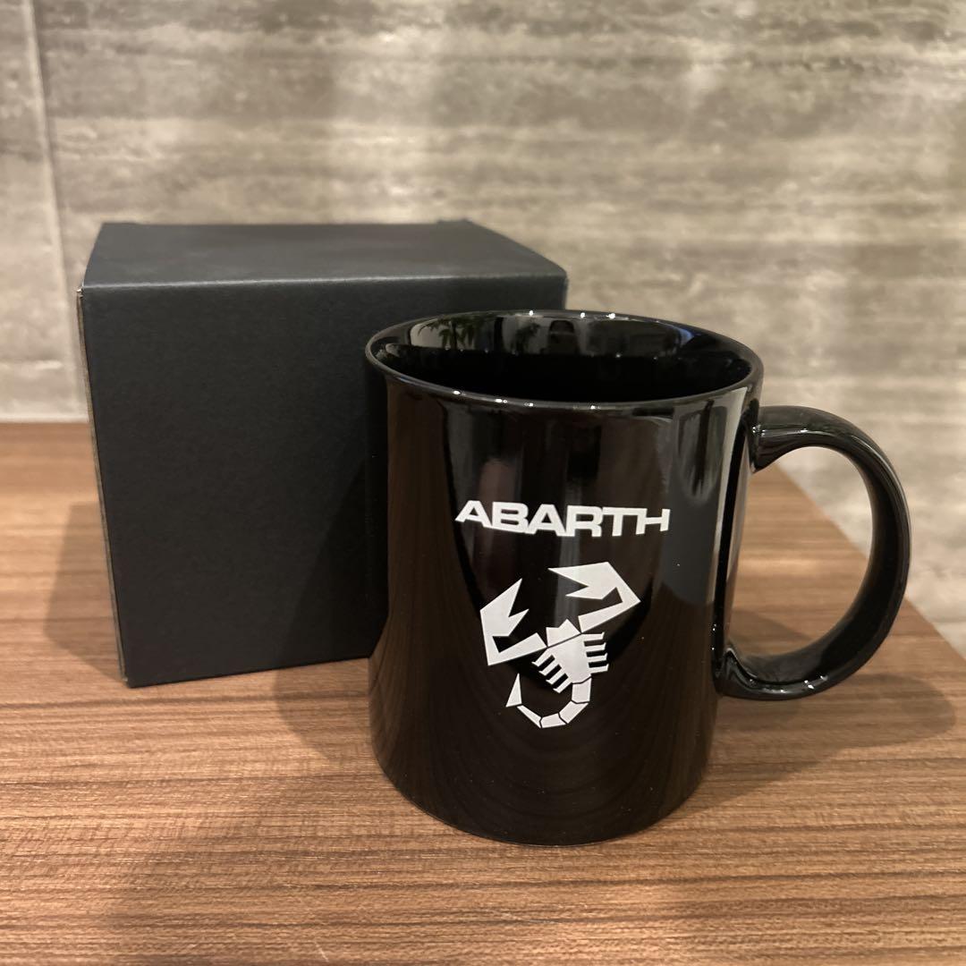 値下げ！新品未使用、非売品！アバルトABARTH マグカップ 黒