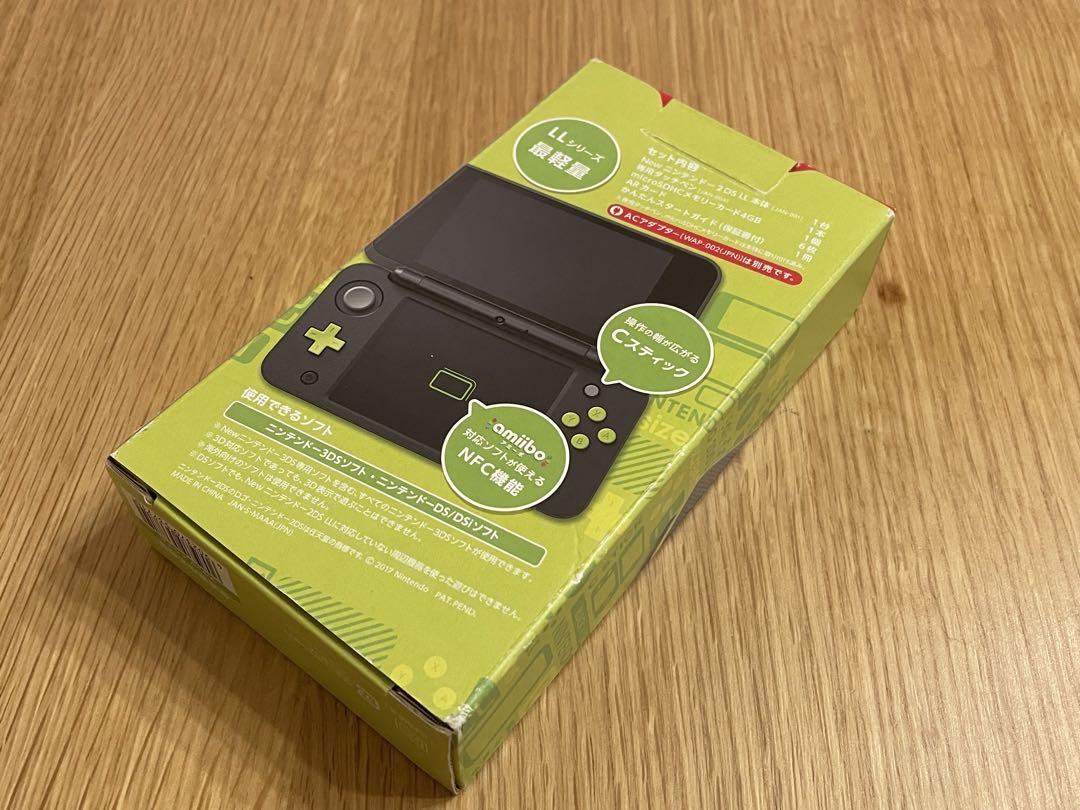 任天堂 Nintendo 2dsLL ブラック ライム 画像8