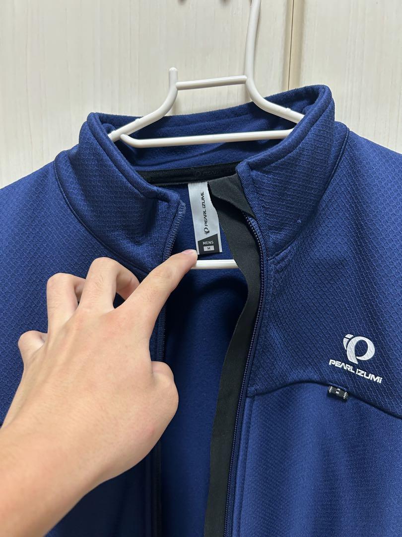 ほぼ新品　PEARL IZUMI ネイビー サイクルジャケット　 5℃対応