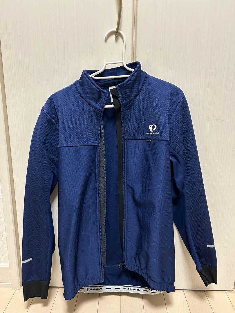ほぼ新品　PEARL IZUMI ネイビー サイクルジャケット　 5℃対応