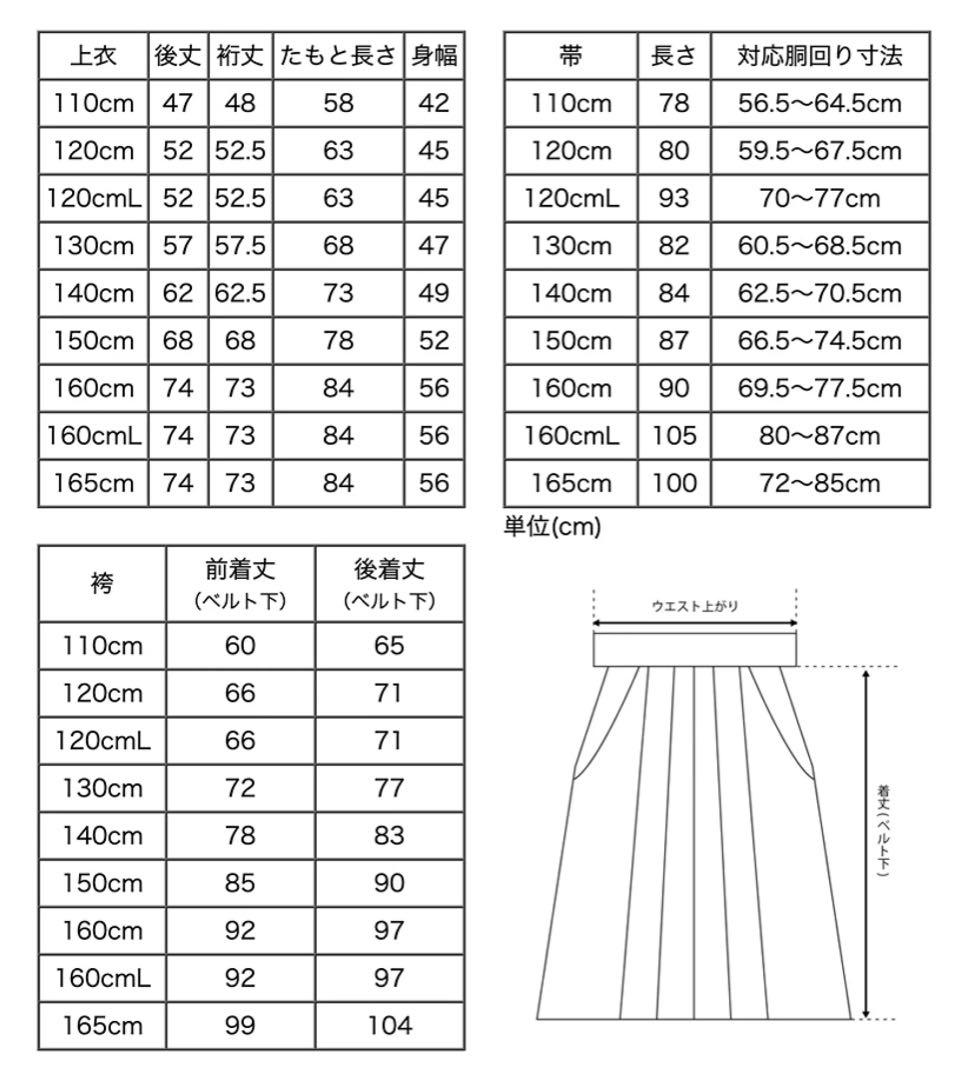小学生卒業式　袴150