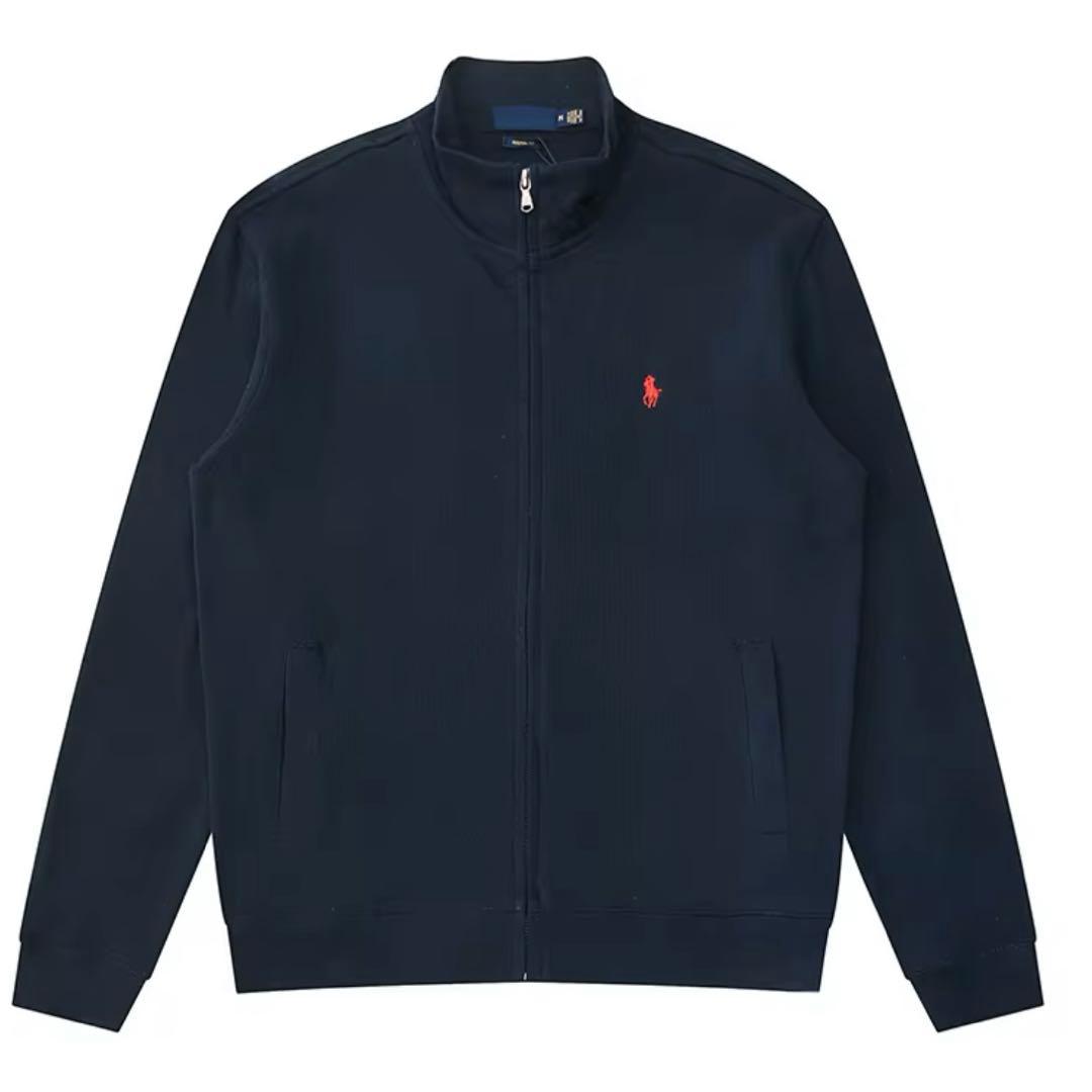 Polo Ralph Lauren ネイビー シングルジップスウェットXL LL POLO RALPH LAUREN