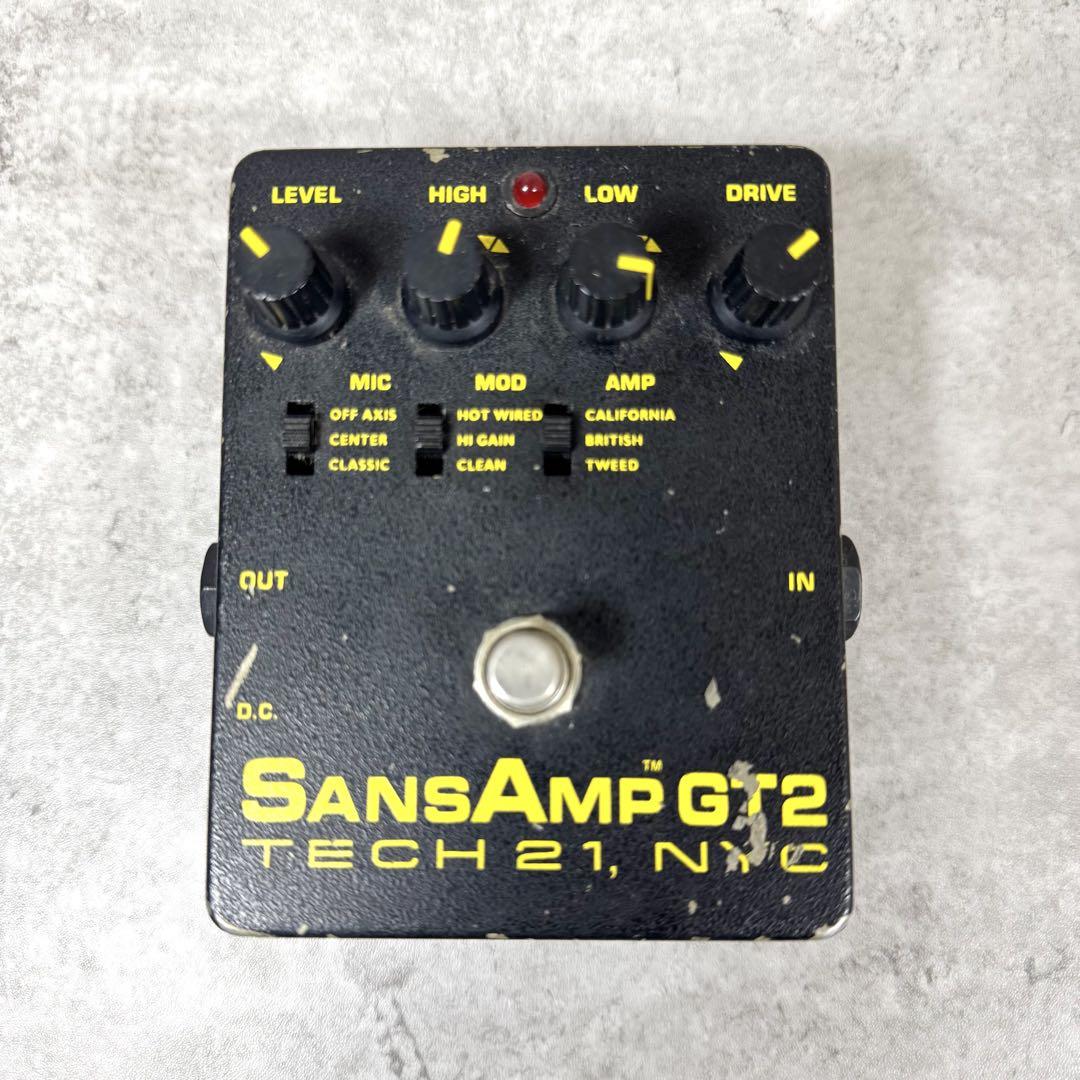 Tech 21 SansAmp GT2 プリアンプ ディストーションペダル
