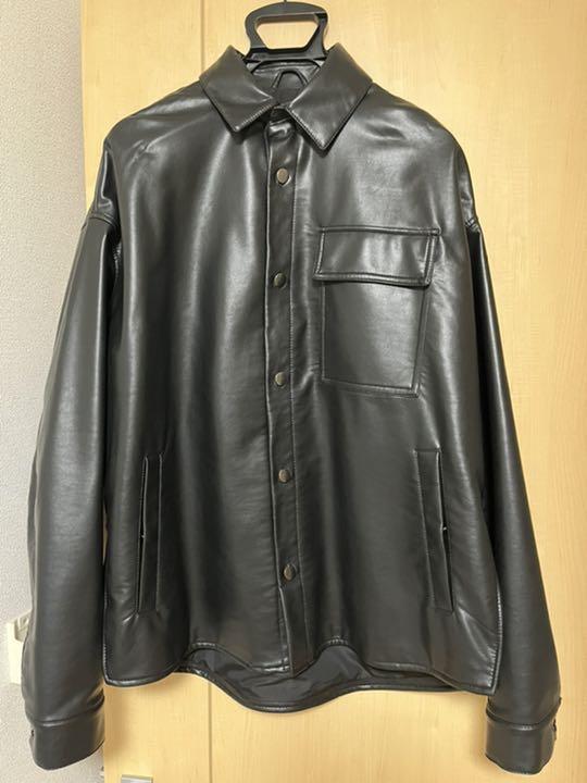 祝開店!大放出セール開催中 ZARA フェイクレザー S-M ブラック シャツ 日本に ZARA リアルレザー フリンジ レザー ジャケット ブラウン レザージャケット