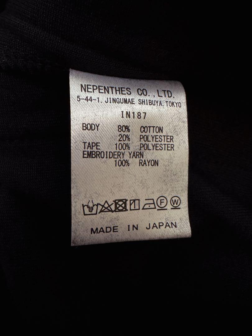 週末SALE Needles track jacket ベロア 黒紫 XL