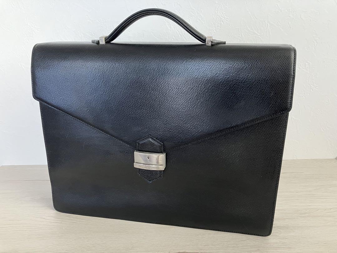 Yves Saint Laurent イブサンローラン レザー ビジネスバッグ