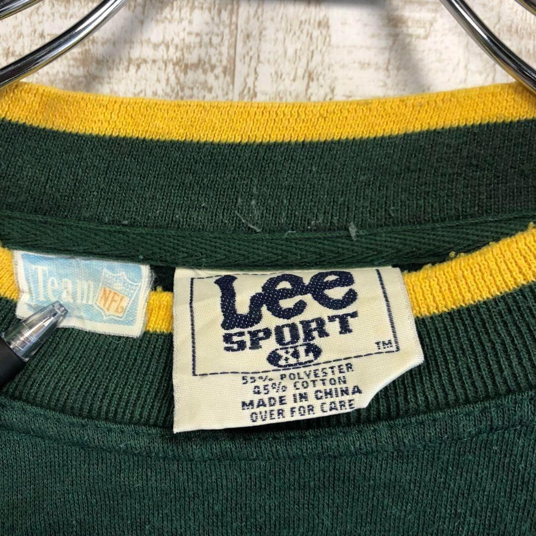 Lee　グリーンベイパッカーズ☆NFL 刺繍　スウェット　トレーナー　XL 緑