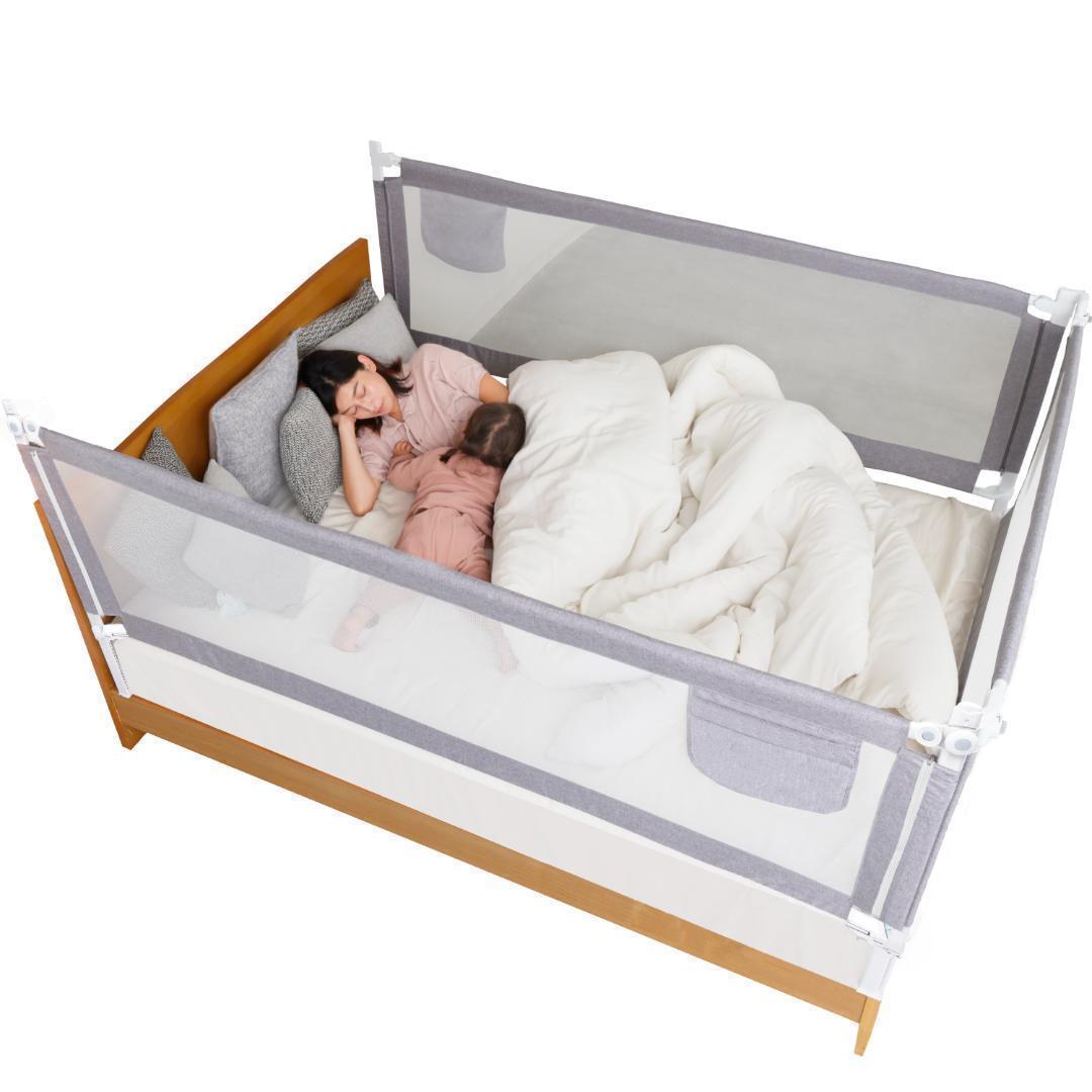 ベッドガード ハイタイプ 折りたたみ ベッドフェンス サイズ190 NBC55