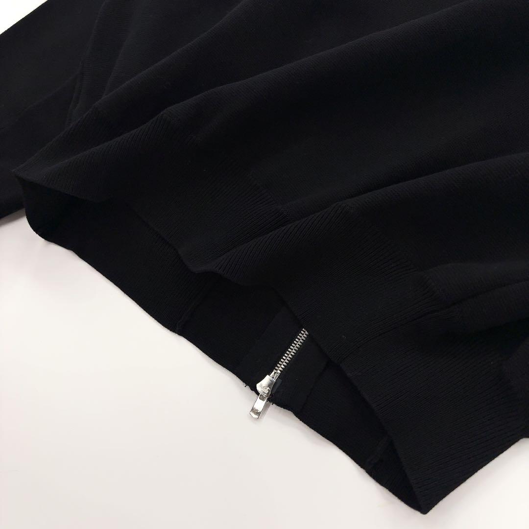 【タグ付き新品未使用】 ADORE アドーア ブルゾン ジップアップ　黒　38