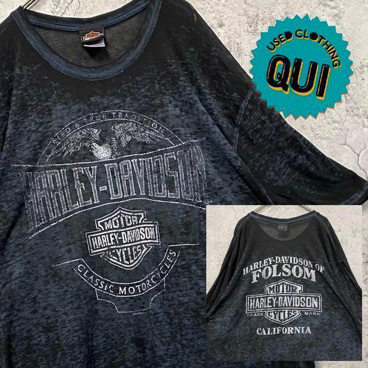 メキシコ製 古着○両面プリントTシャツ ハーレーダビッドソン メンズ3XL