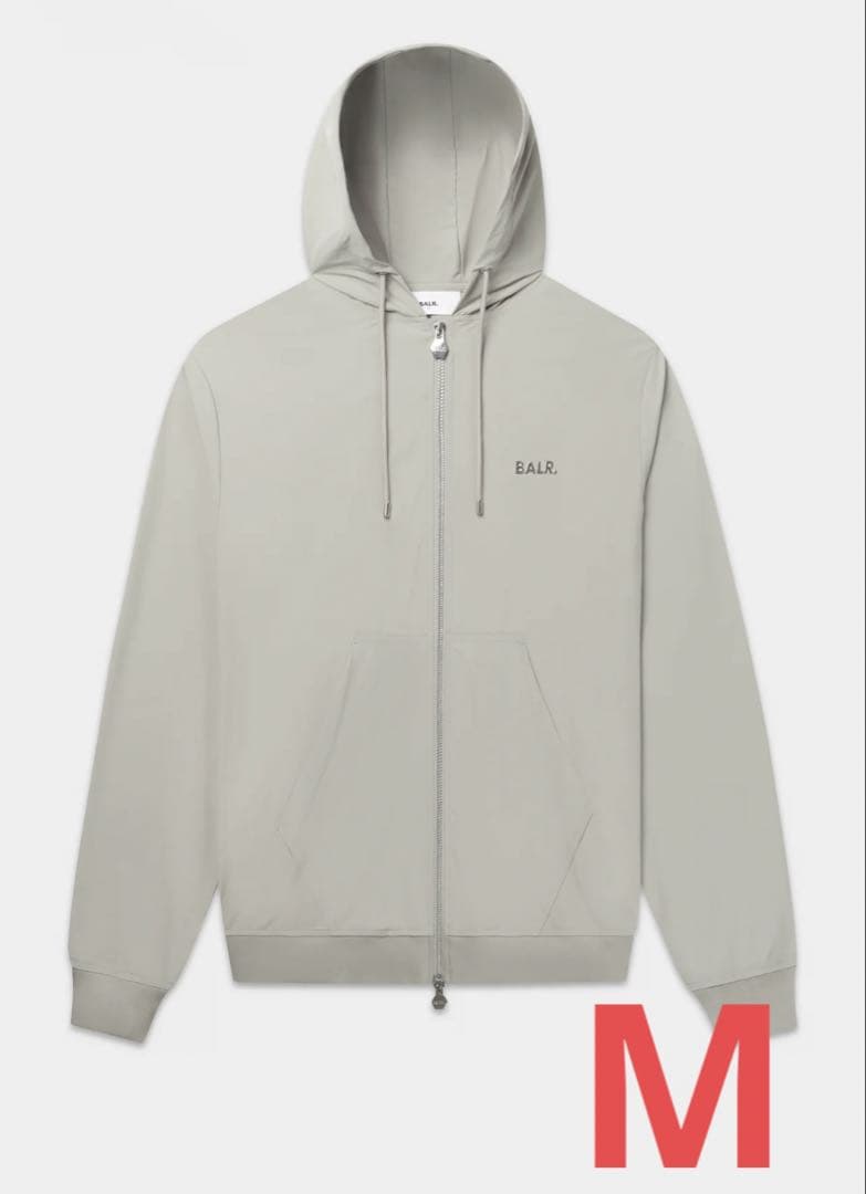 【✨️限定品✨️】Q-SERIES パーカー GREY M ジッパー BALR.