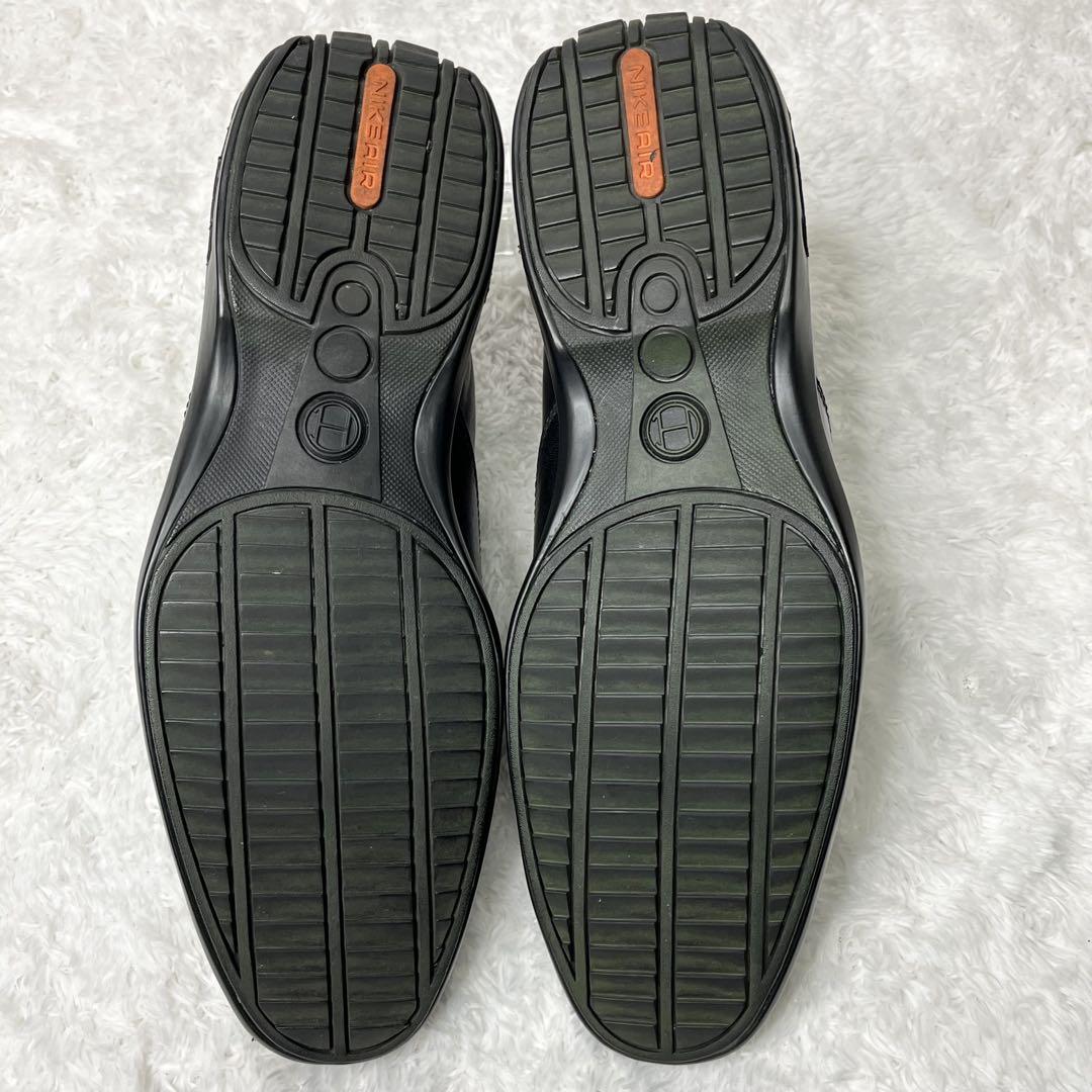 コールハーン×NIKEAIR コラボ　ブラックレザー ハイカットブーツ 26cm