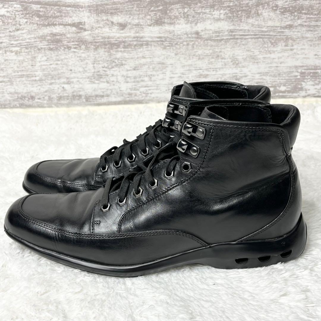 コールハーン×NIKEAIR コラボ　ブラックレザー ハイカットブーツ 26cm