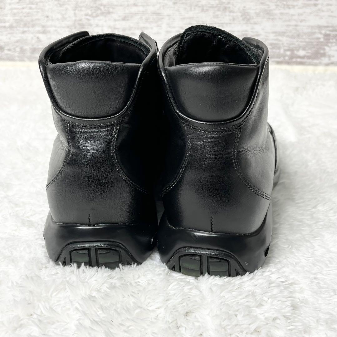 コールハーン×NIKEAIR コラボ　ブラックレザー ハイカットブーツ 26cm
