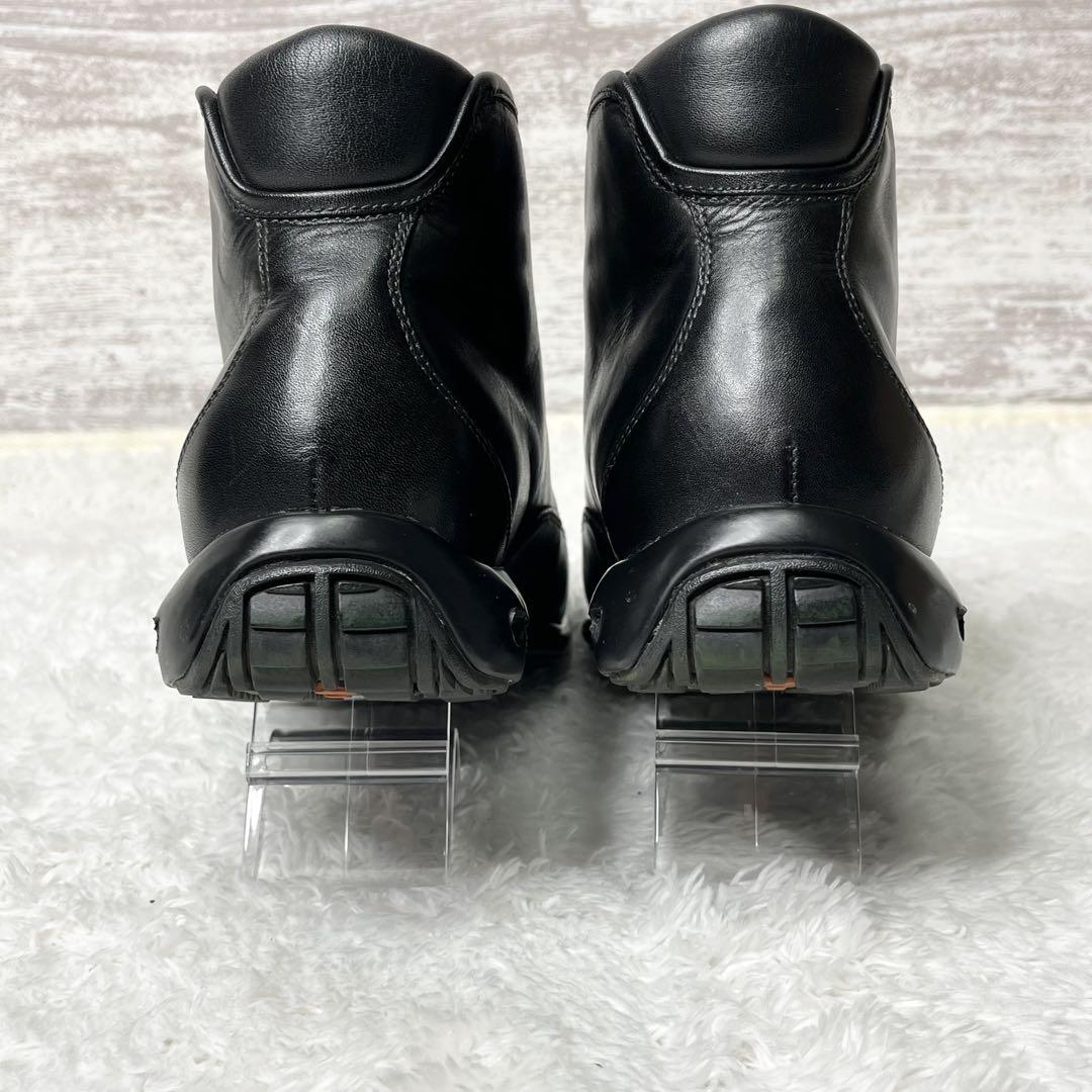 コールハーン×NIKEAIR コラボ　ブラックレザー ハイカットブーツ 26cm