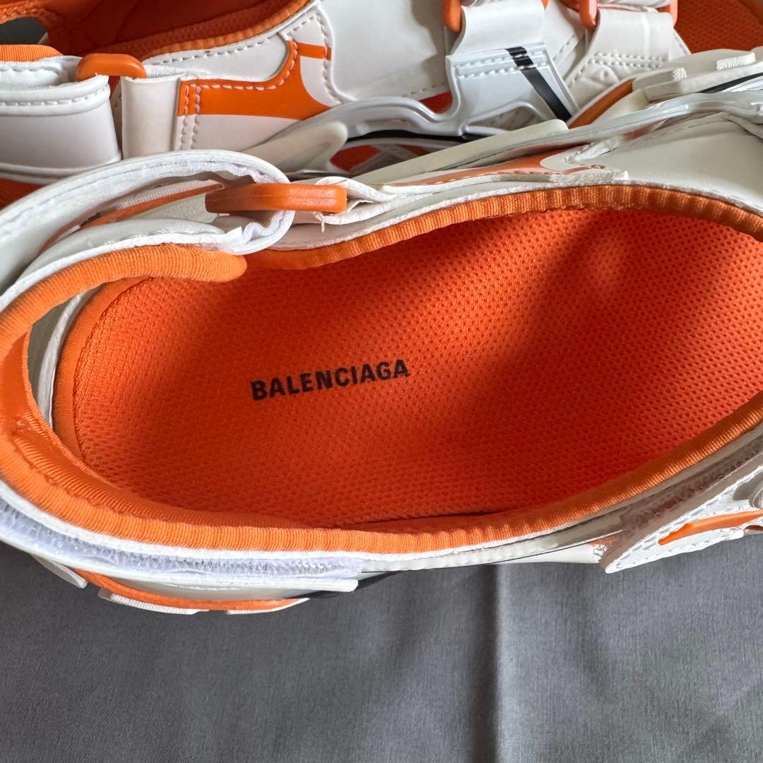 BALENCIAGA バレンシアガ サンダル Track 白 オレンジ