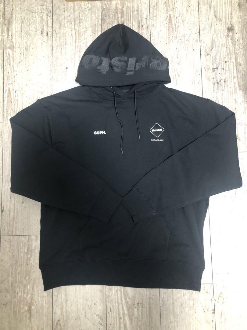 トップス F.C.R.B. AUTHENTIC LOGO SWEAT HOODIE SOPH. | BLURRED LOGO CREWNECK SWEAT(M BLACK):