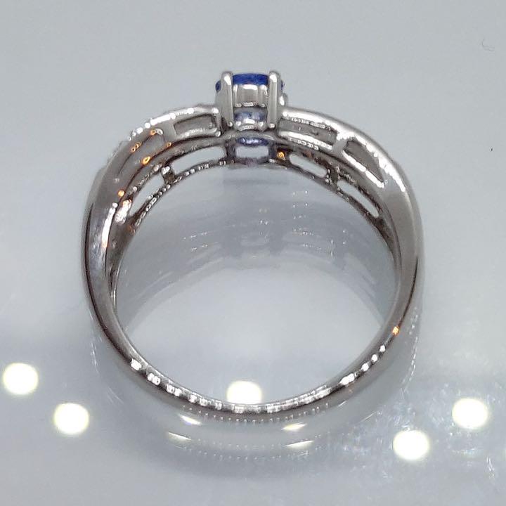お値下げ不可 リング K18WG 神楽坂宝石 3jpAe-m32948426242 タンザナイト ダイヤ 超歓迎特価