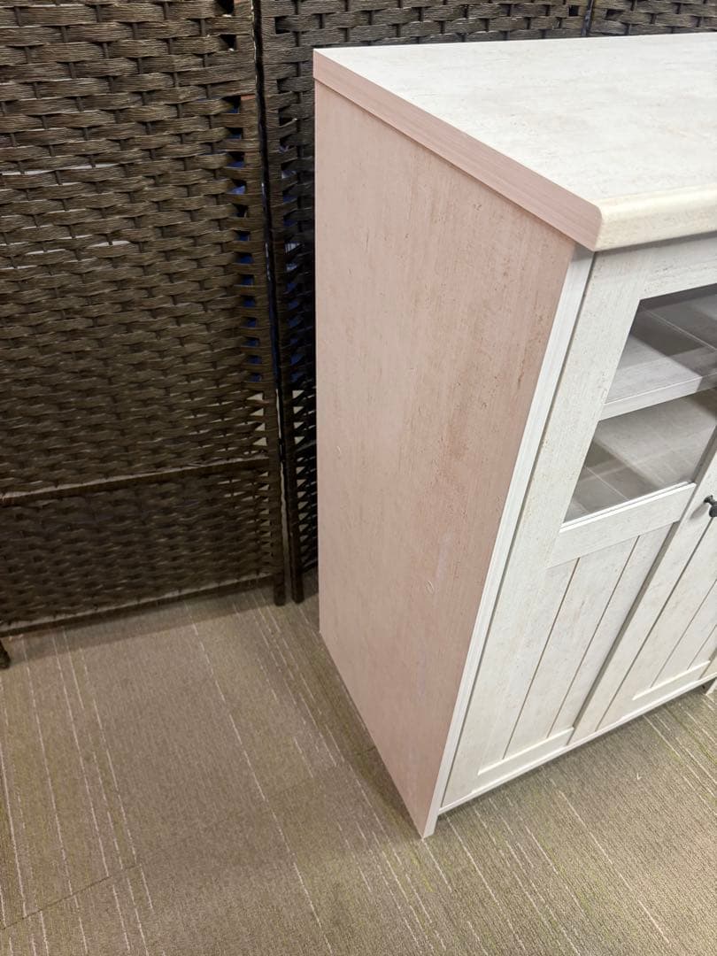 洗浄消毒作業済】ニトリ キャビネット リズバレー (SLM9060G) - メルカリ