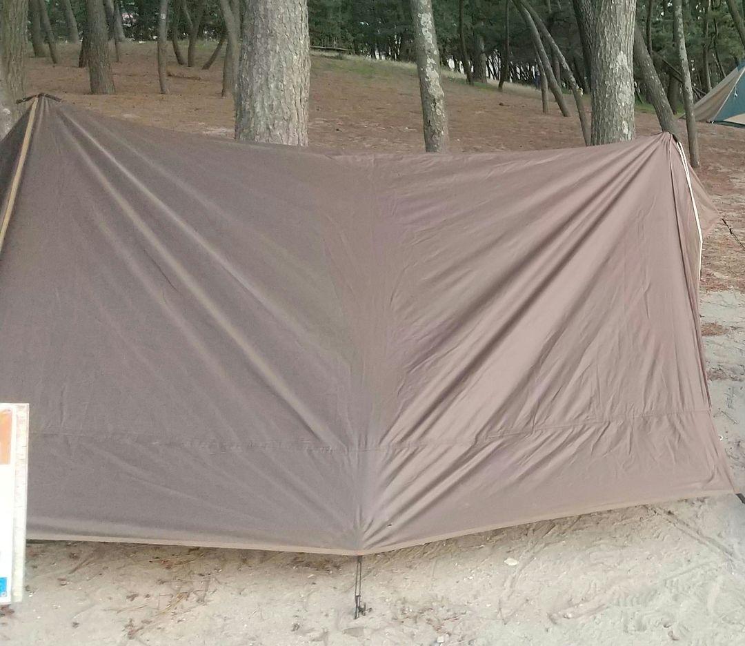 ポモリーブラウン ドーム型キャンプテント 2人用