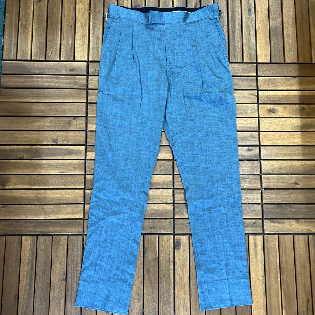 美品 TOGA VIRILIS ツータック サイドシンチ スラックス