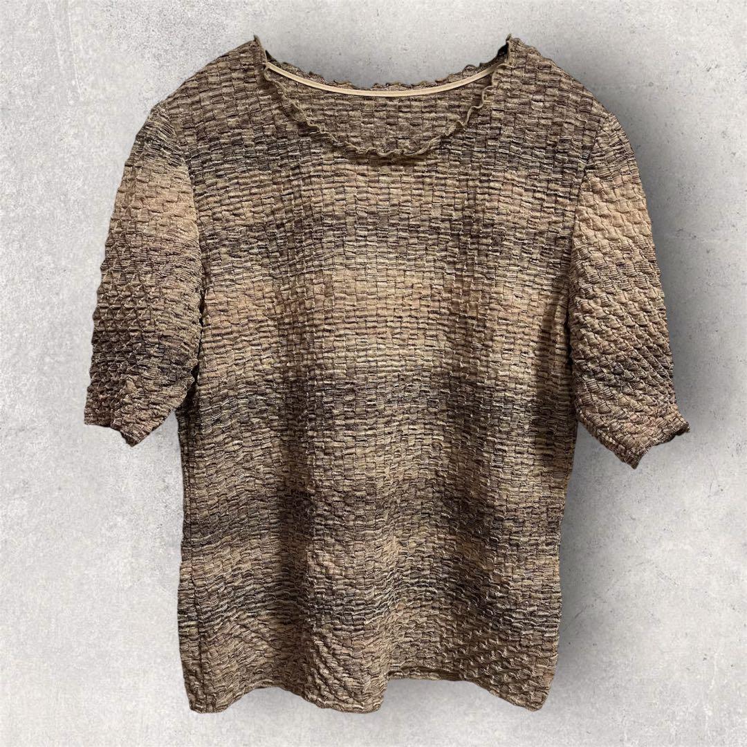 【メーカー再生品】 半袖 サンジョア Joie ⭐︎Saint デザイントップス M ブラウン系 トップス