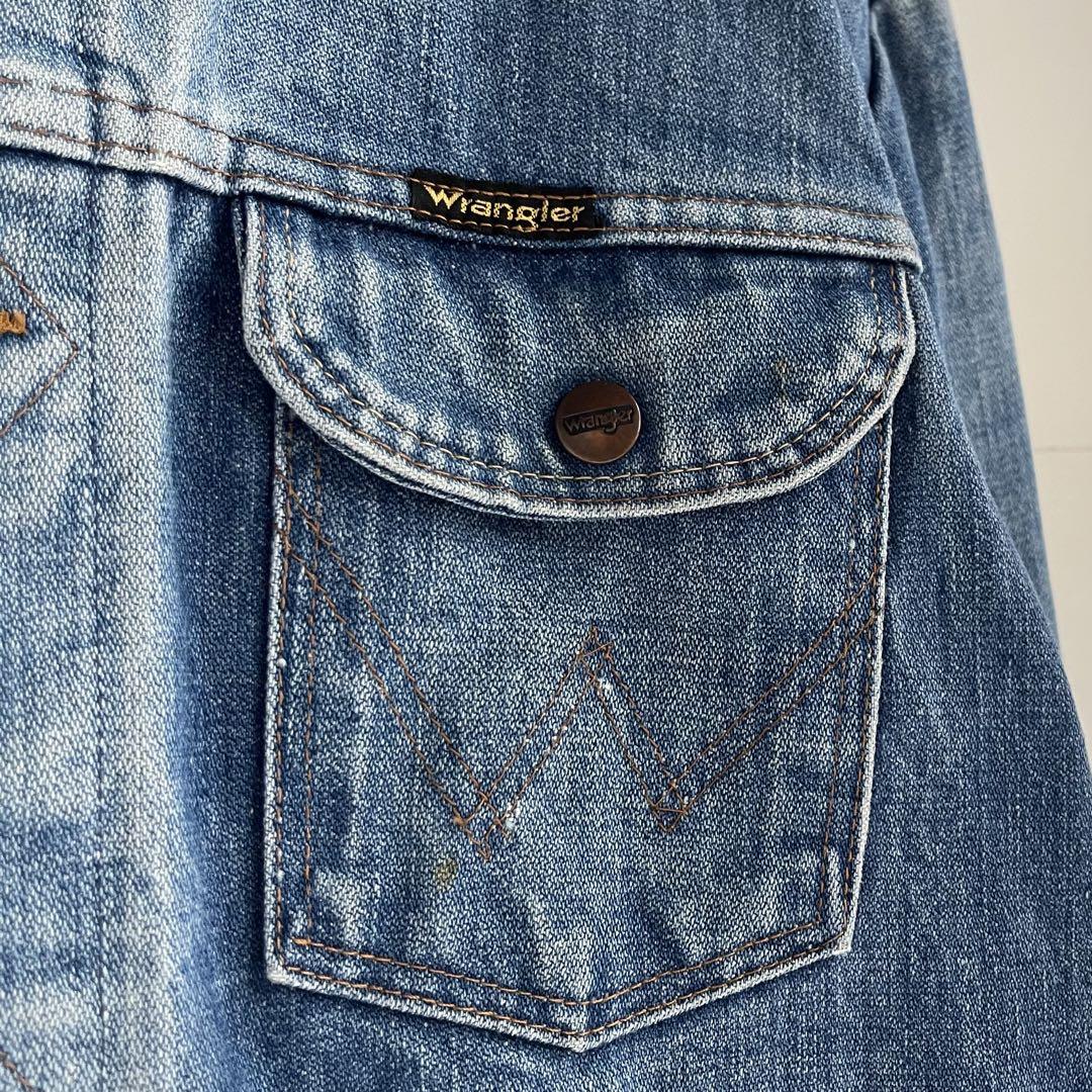 70s ユーロ ラングラー デニムジャケット wrangler アメカジ