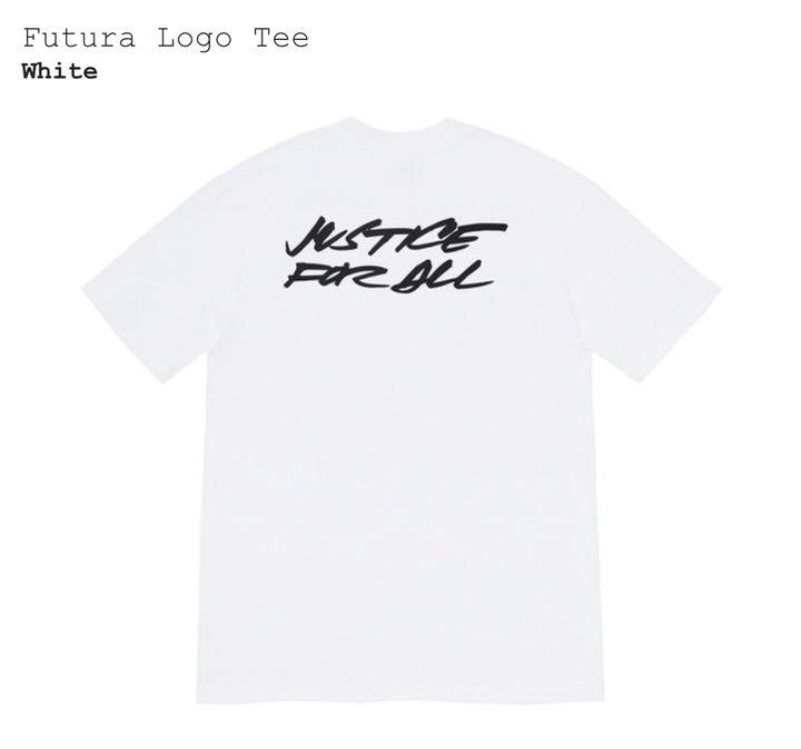 【白L】Futura Logo Tee  SUPREME