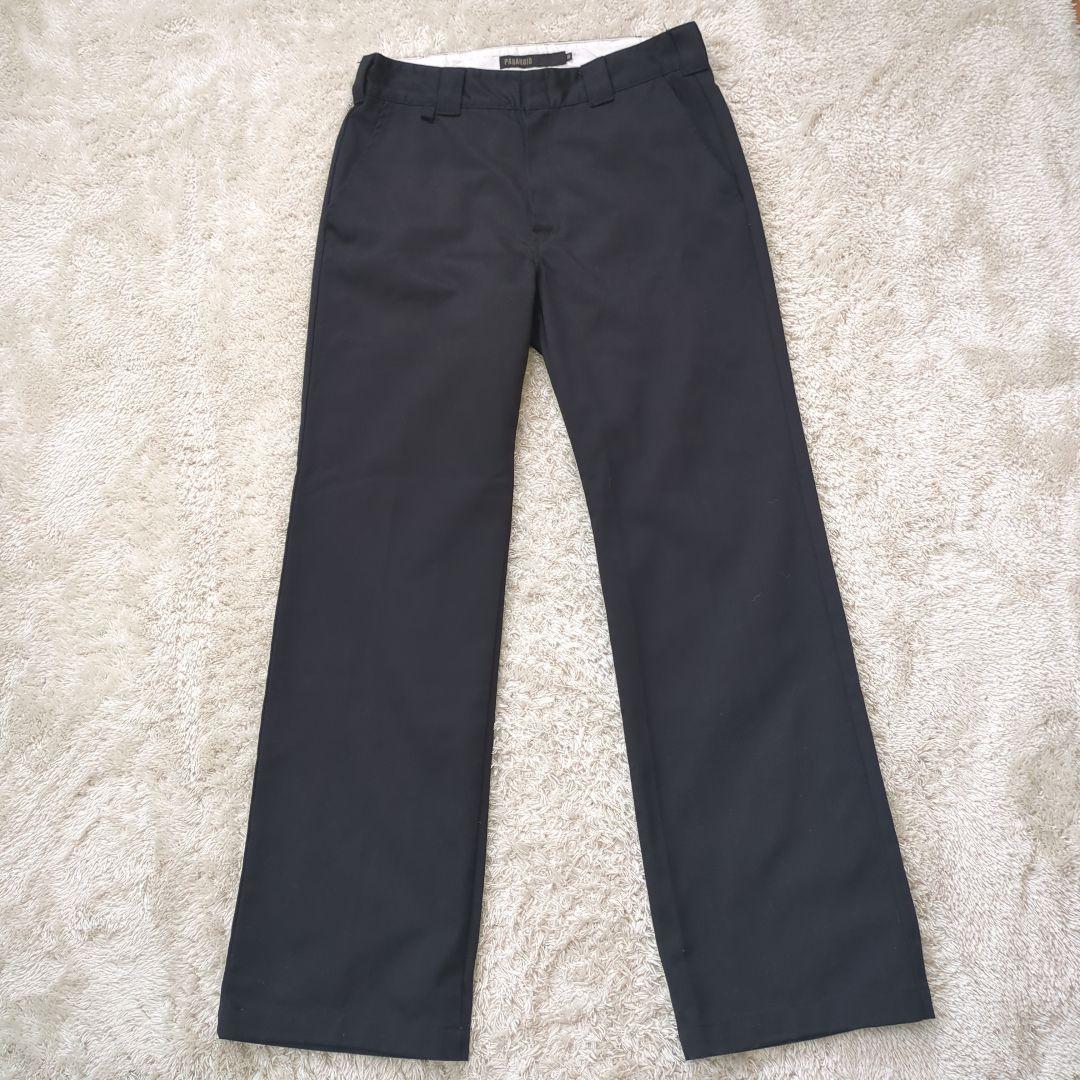 【極美品】日本製 PARANOID パンツ ブラック 30サイズ 綿パン
