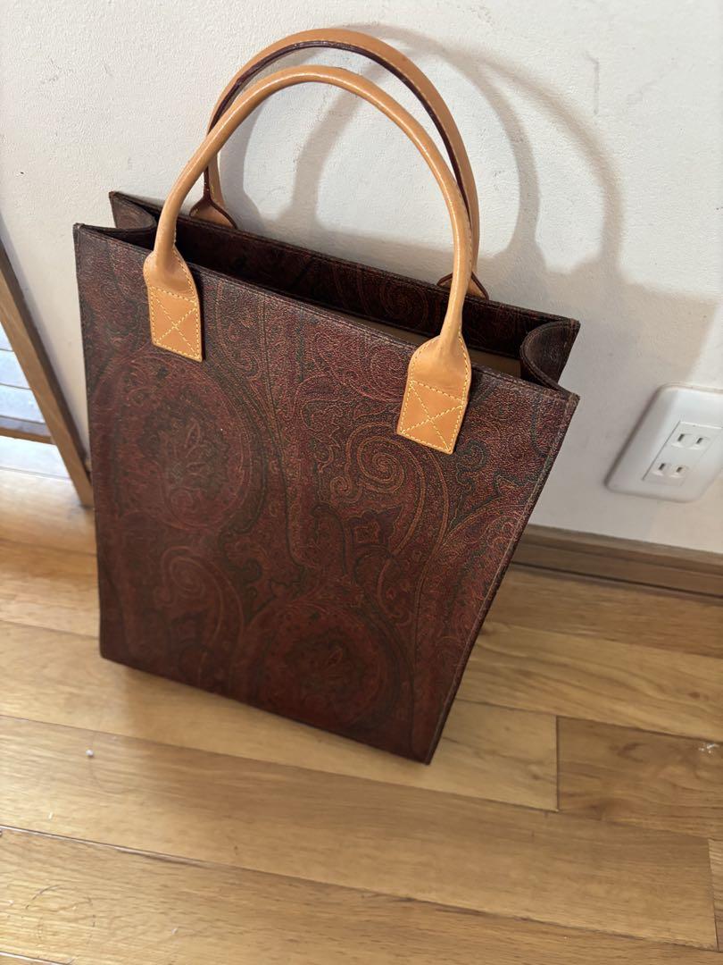 ETRO ペイズリー柄 ビジネスバッグ