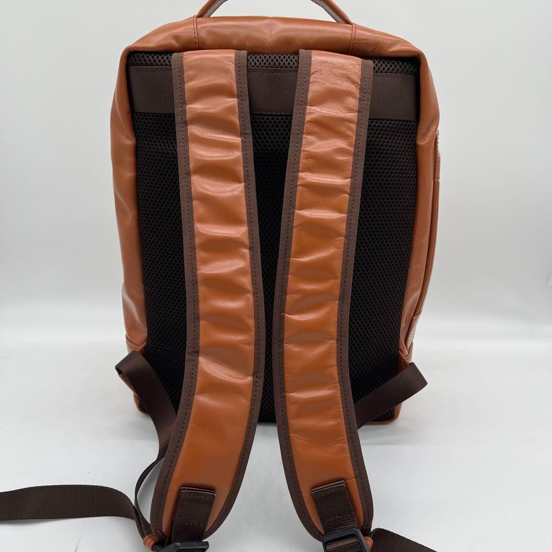 美品✨コンプレックスガーデンズ 青木鞄 雲渓 ビジネスバッグ リュック 茶