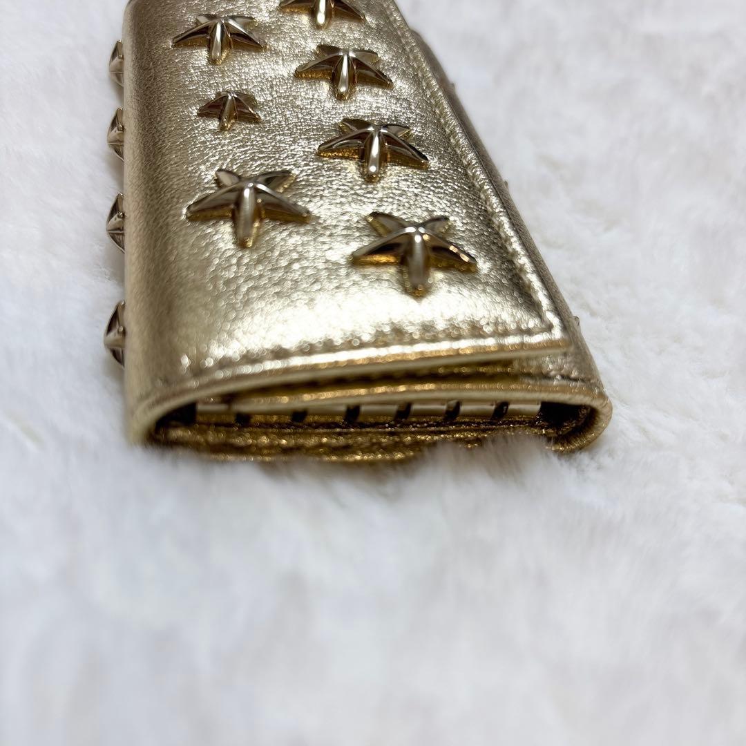 JIMMY CHOO キーケース スタッズ 未使用品 ゴールド