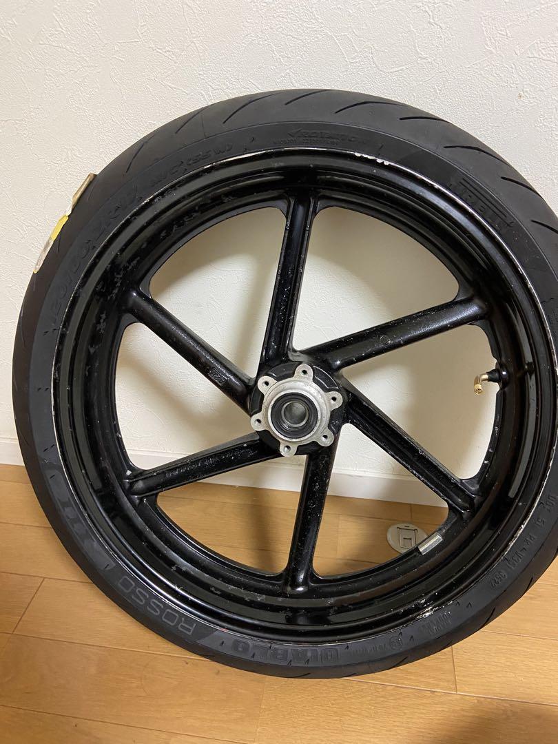 rvf400 nc35 フロントホイール 17×3.5 ピレリ ディアブロ 新品 画像2