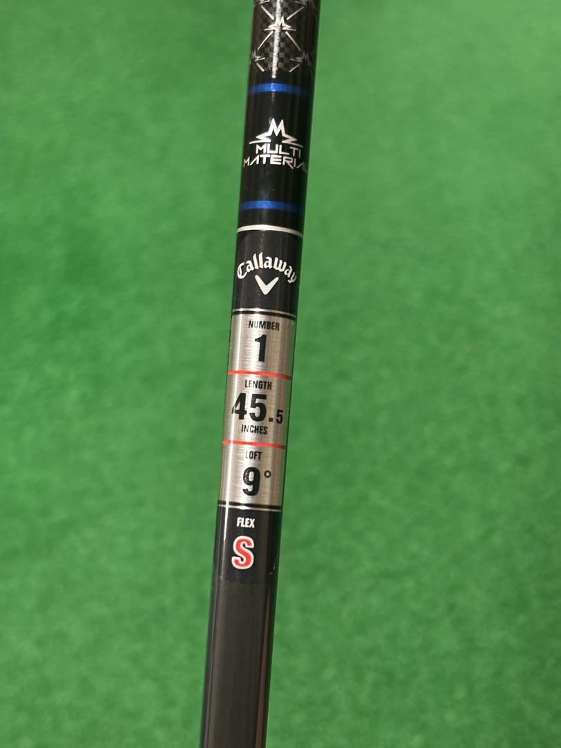 PARADYM A.I. SMOKE トリプルダイヤモンド　9.0度 ドライバー