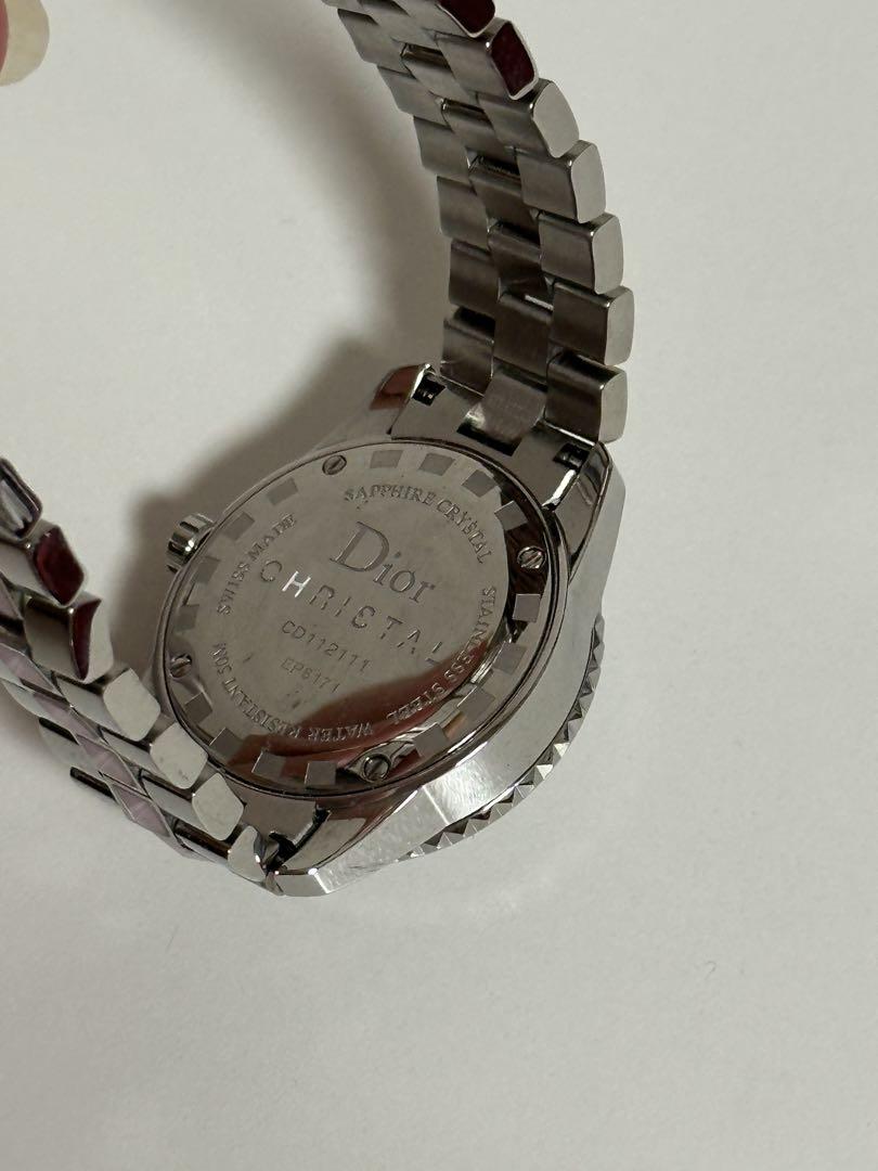 Dior ストーン装飾付き時計