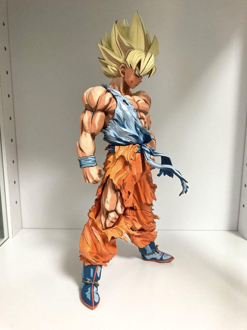 ドラゴンボール フィギュア リペイント 超サイヤ人 孫悟空 2次元彩色 一番くじ