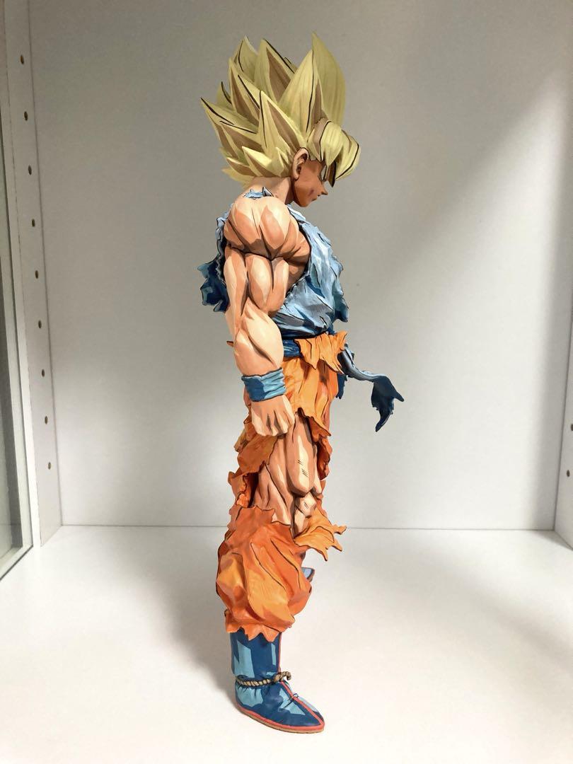 ドラゴンボール フィギュア リペイント 超サイヤ人 孫悟空 2次元彩色 一番くじ