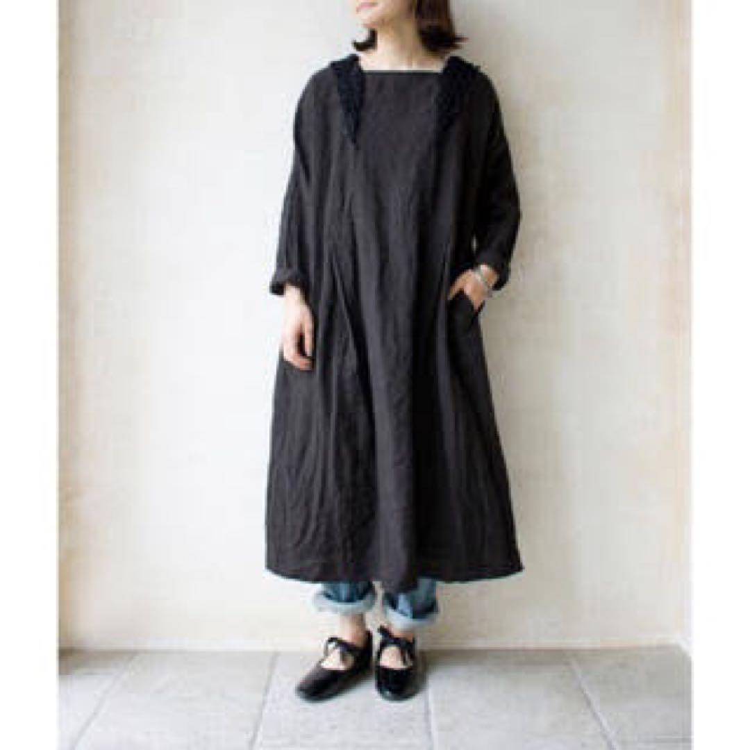 ネストローブ リネンワンピース パープル 新品