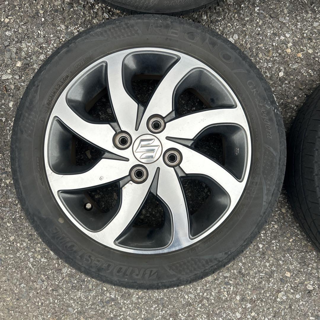 165/55R14 アルミホイールタイヤ①２本分送料込み