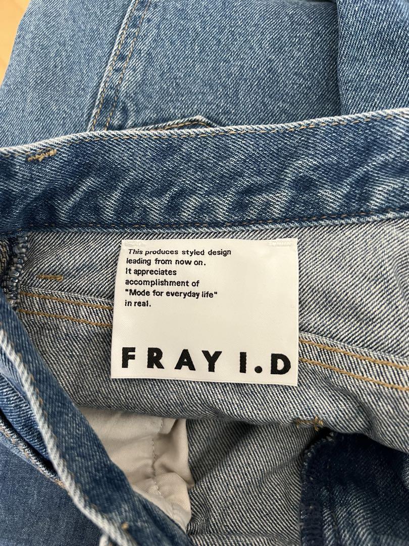 【FRAY I.D】花柄刺繍デニムワイドレッグパンツ　美品 FRAY I.D】花柄刺繍デニムワイドレッグパンツ 美品 - メルカリ