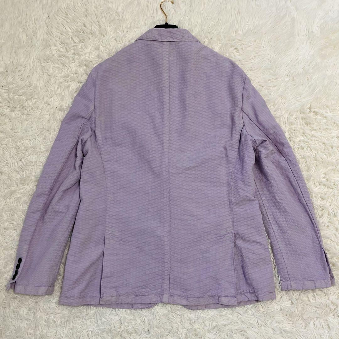 希少サイズ2XL✨アルマーニコレツォーニ綿＆麻テーラードジャケット ピンク