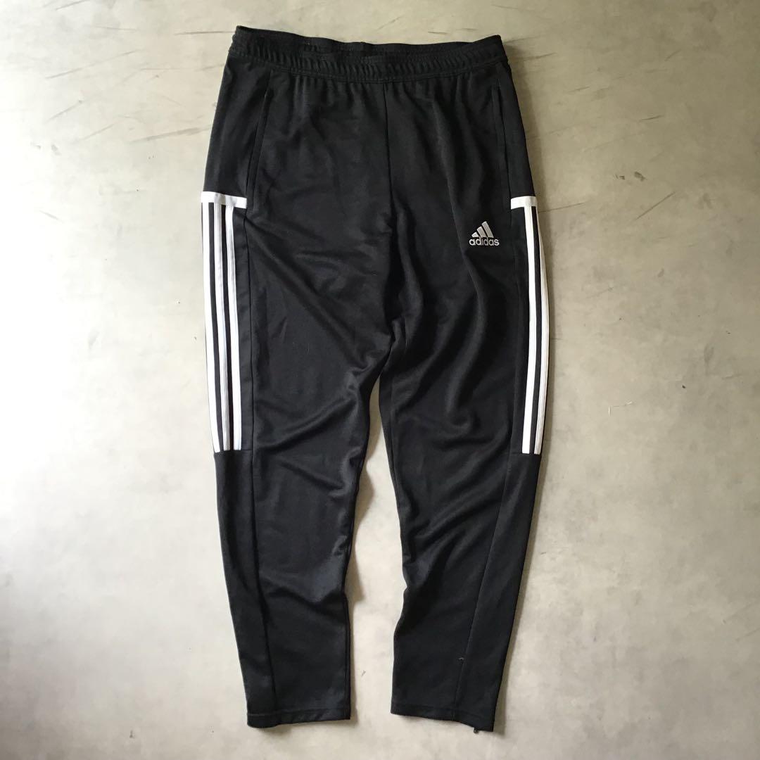 adidas アディダス　ジャージ　トラックパンツ　ブラック　黒