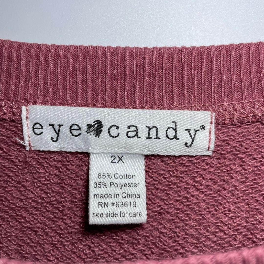 eye candy　スウェット　サイズ2X　トレーナー　フリル　希少　US古着