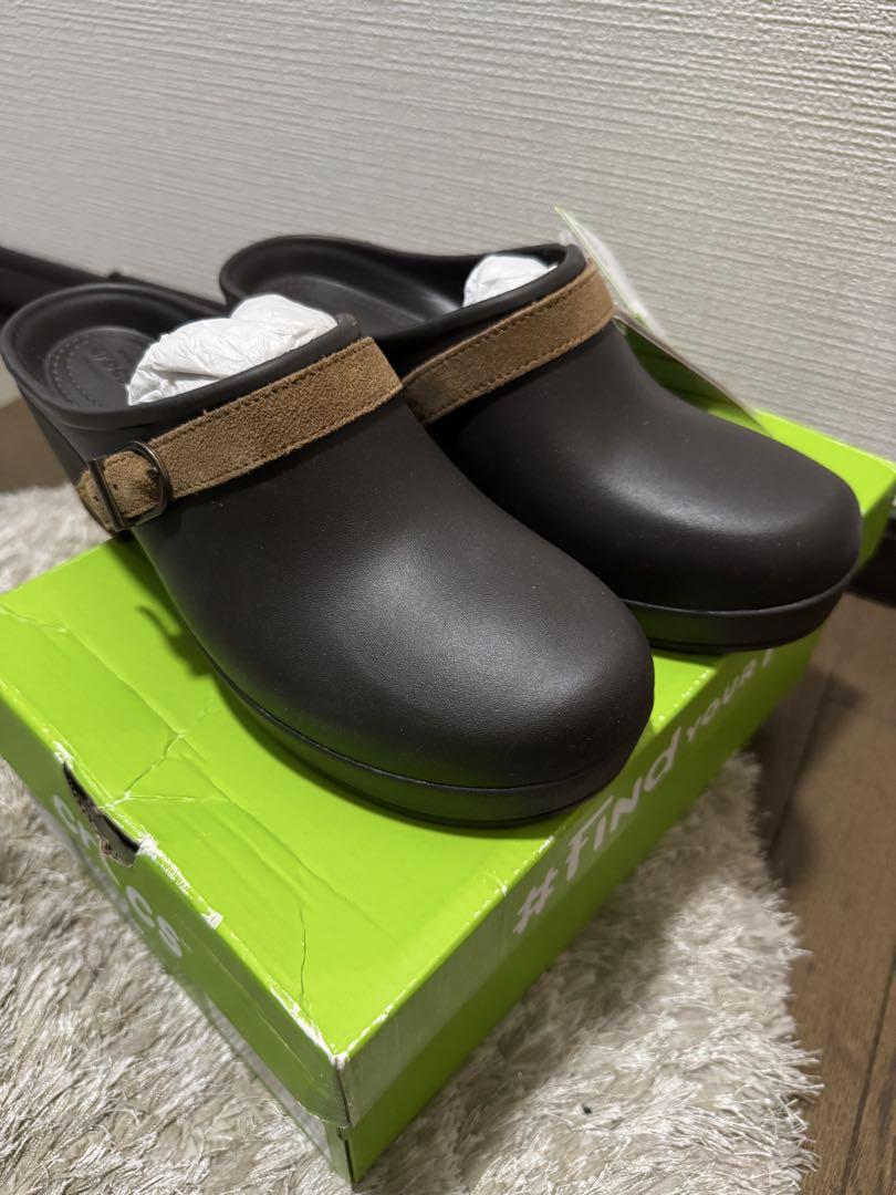 新品　クロックス　サラクロッグ エスプレッソ　24cm