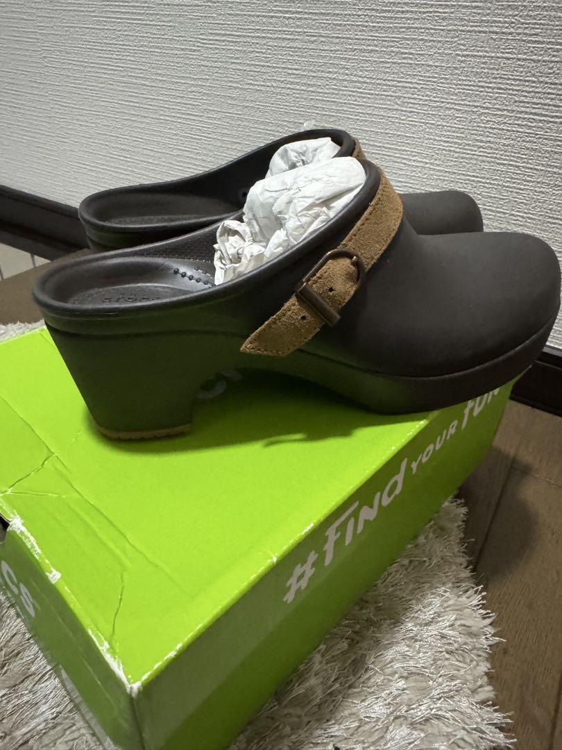 新品　クロックス　サラクロッグ エスプレッソ　24cm