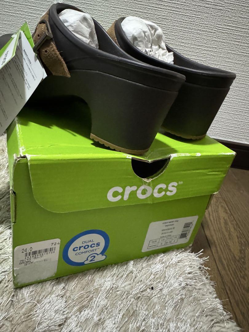 新品　クロックス　サラクロッグ エスプレッソ　24cm